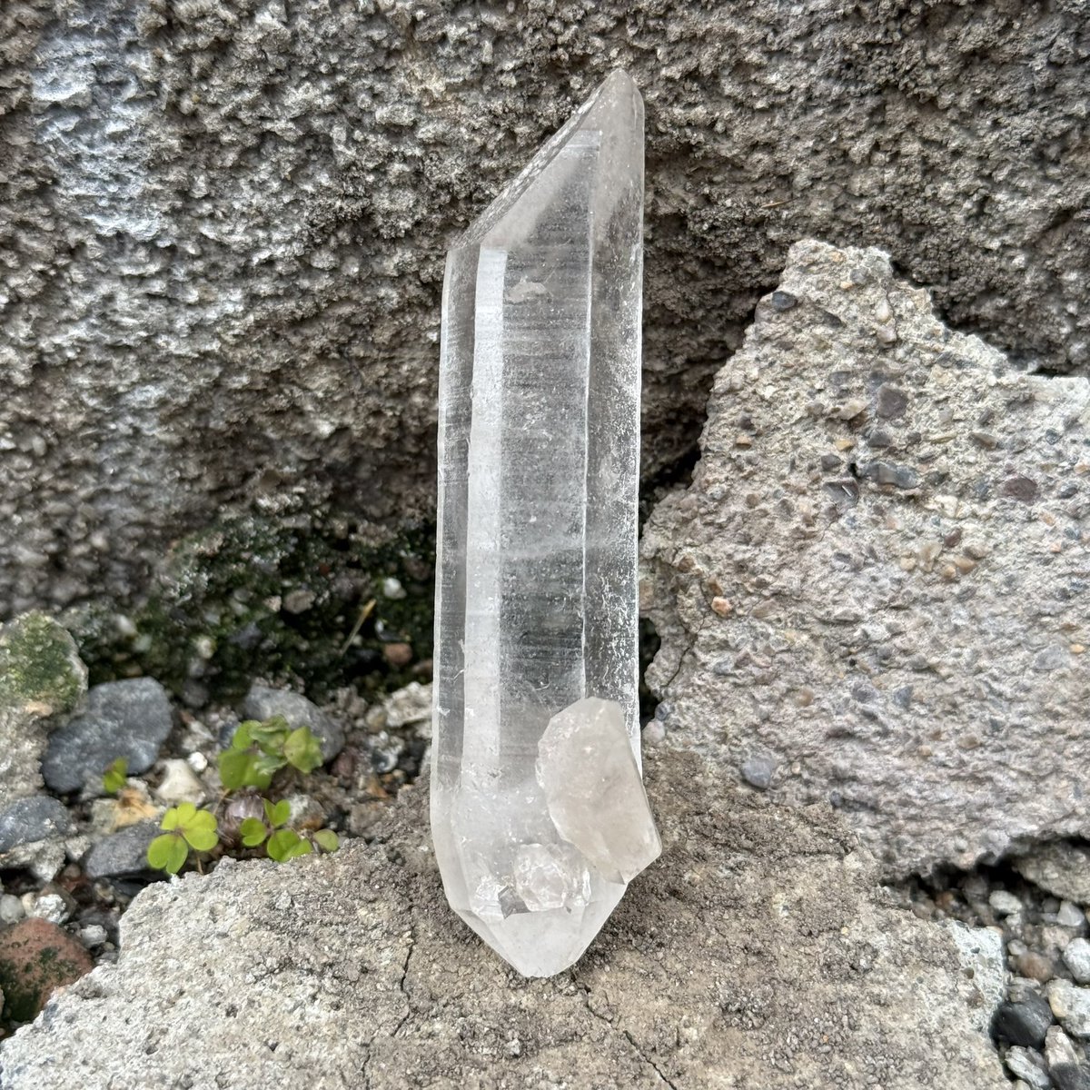 オークション出品中です！ 1円スタート天然石 水晶ポイント 原石 / 85