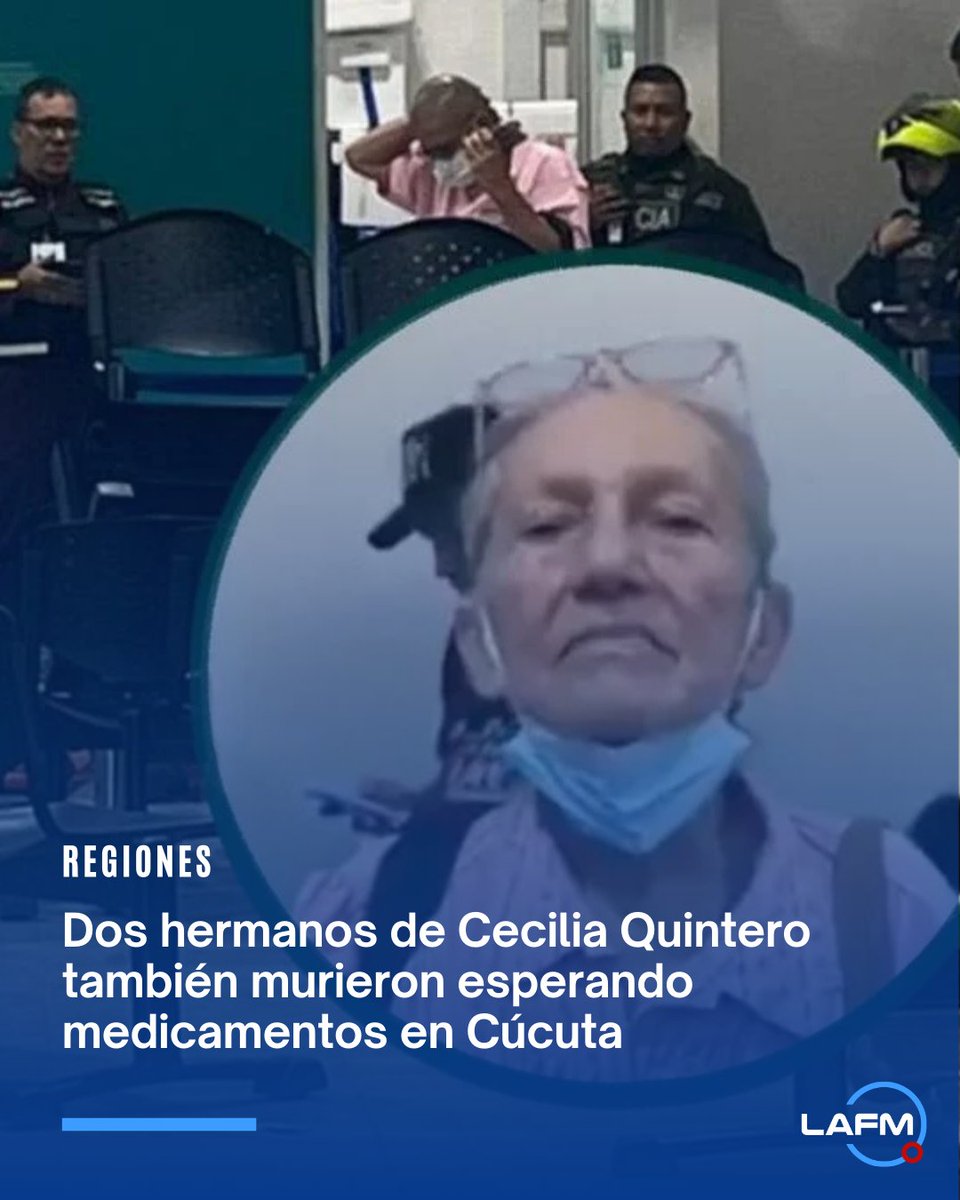 ➡️ Cecilia Quintero es la tercera de las hermanas que muere en los últimos tres meses esperando medicamentos de la Nueva EPS.

Para más información, visite: brnw.ch/21x0giK