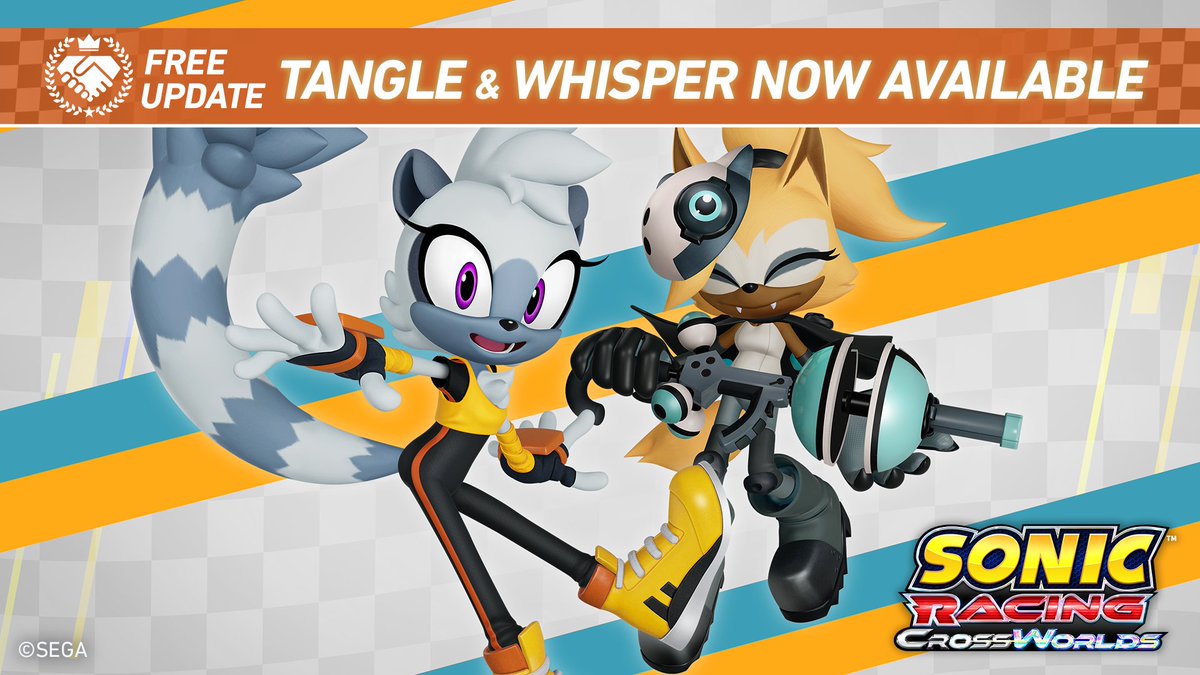 Our newest free update, featuring Tangle &amp; Whisper, is now live!

The Diamond Cutters duo is finally arriving in CrossWorlds! 💎

Plus, the Tangle &amp; Whisper Festival kicks off tomorrow!