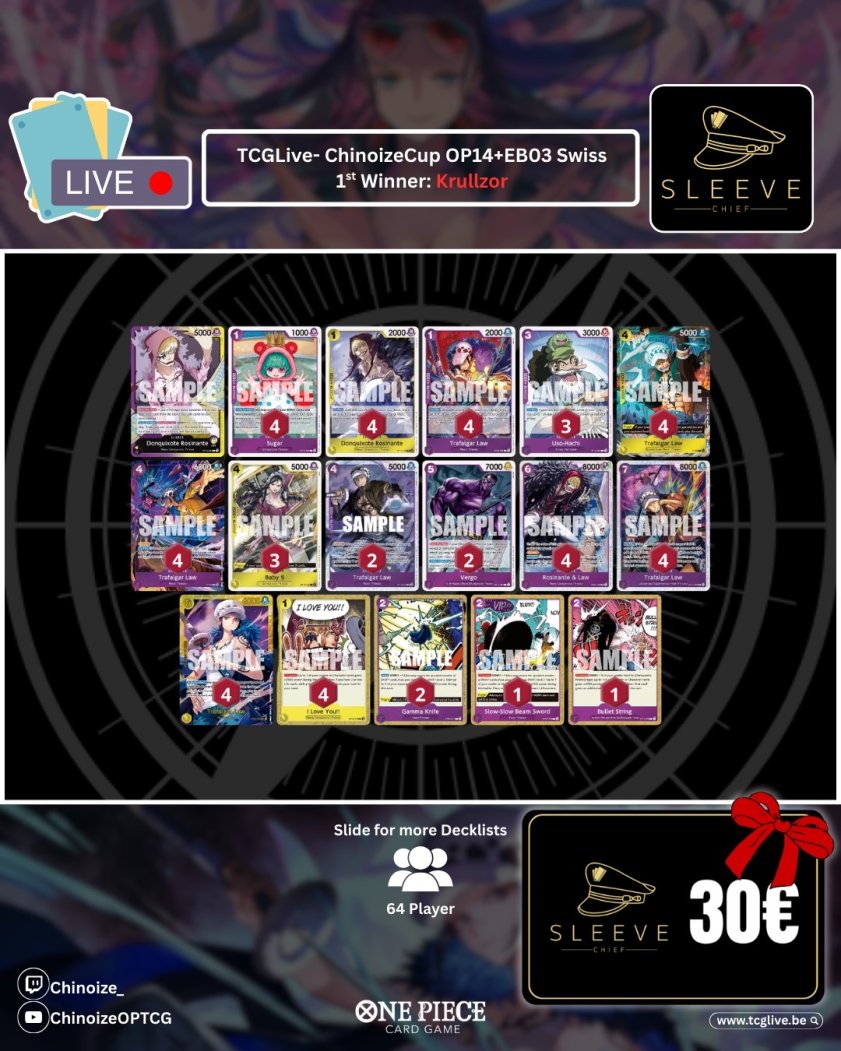 Chinoize - TCGLIVE tweet media