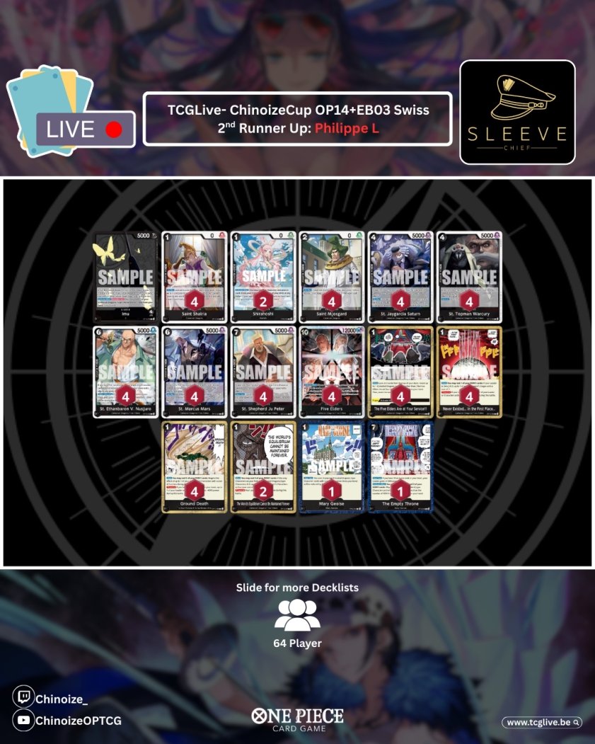 Chinoize - TCGLIVE tweet media