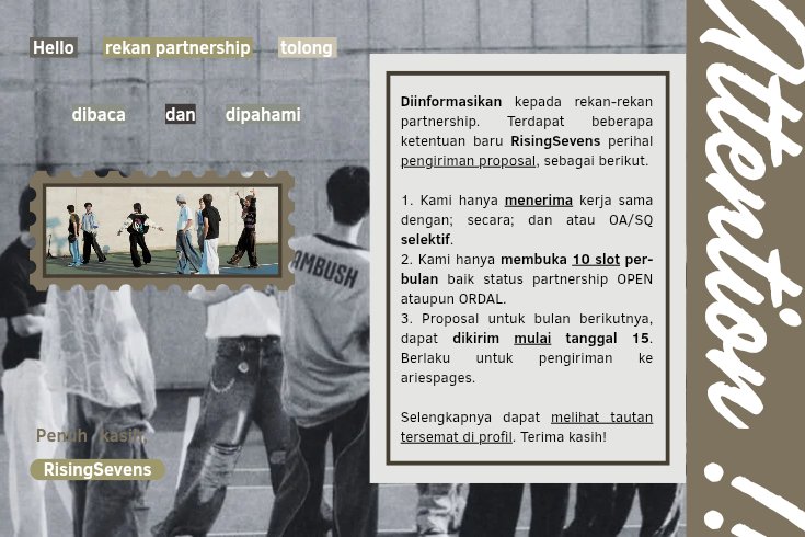 © 하나로 일어나다, 𝗥𝗜-𝗦𝗘! ☆ tweet media