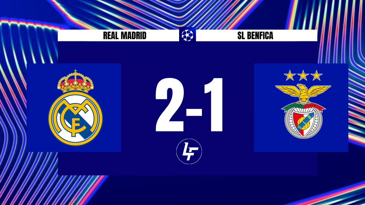 LFootbalistique's tweet photo. ⚽️ BUUUUUUUUT DE VINICIUS JUNIOR !!! 🤍
LE RÉAL FAIT LE BREAK !!!
REAL MADRID 🇪🇸 2-1 🇵🇹 SL BENFICA
(Cumulé : 3-1)
#RMASLB https://t.co/27j6D2LrAx