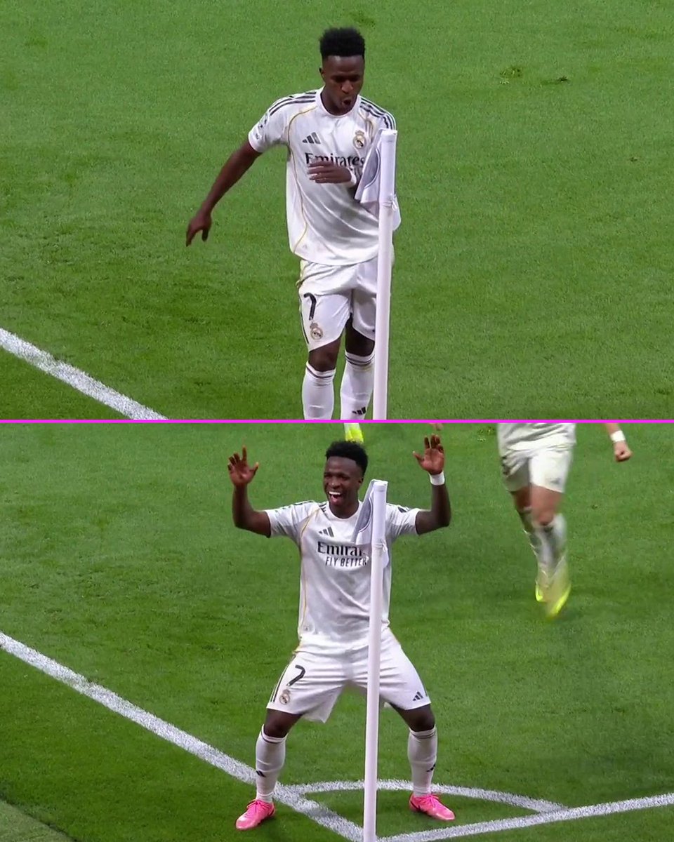 Vinicius Jr. danced after scoring Real Madrid's second goal against Benfica 🕺