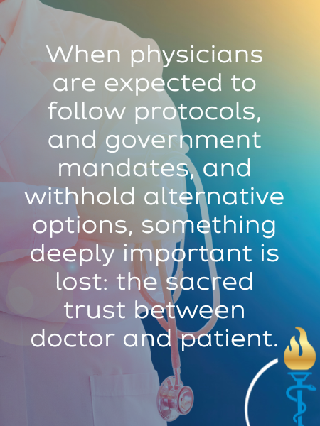 PPRMinfo's tweet photo. Medical mandates are unethical. Doctors and patients must have the freedom to choose — and access to real alternatives. Informed consent isn’t optional. #MedicalFreedom #PatientChoice #EthicsInHealthcare https://t.co/ErUbfdCSZi