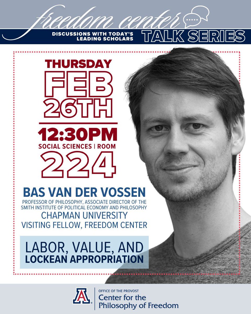 UArizona Center for the Philosophy of Freedom tweet media