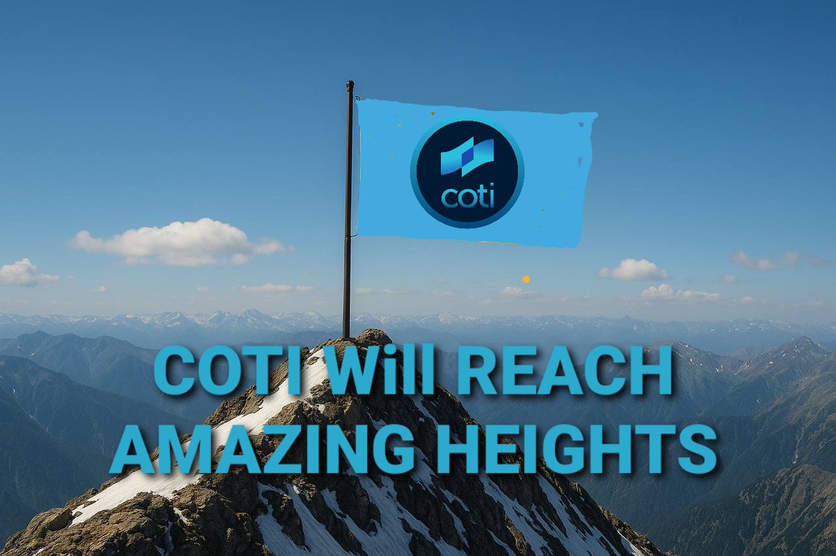 ChrisFryers67's tweet photo. I Believe That #COTI Is Now On Its Journey To New Heights... #StayCoti https://t.co/EnrwhPUN2C