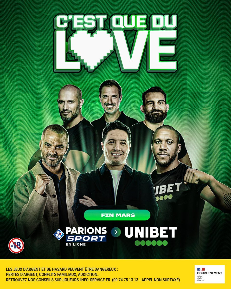 Interface des paris sportifs Unibet montrant les cotes en direct