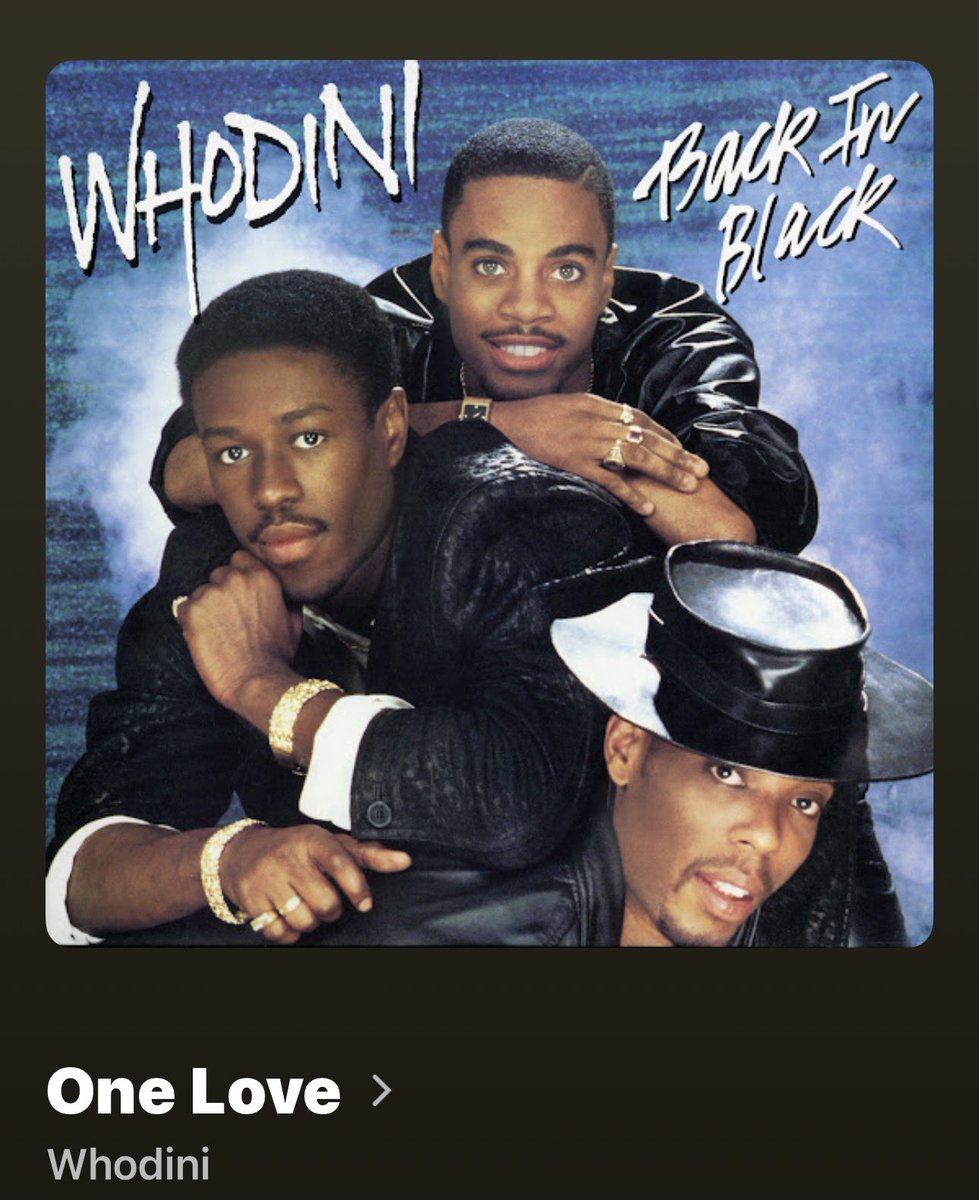 DaniHealz333's tweet photo. ❤️💫🎶✨”One Love” Whodini (1986) #whodini #oldschool #music #musicislife #fyp https://t.co/qyisRHgS9r