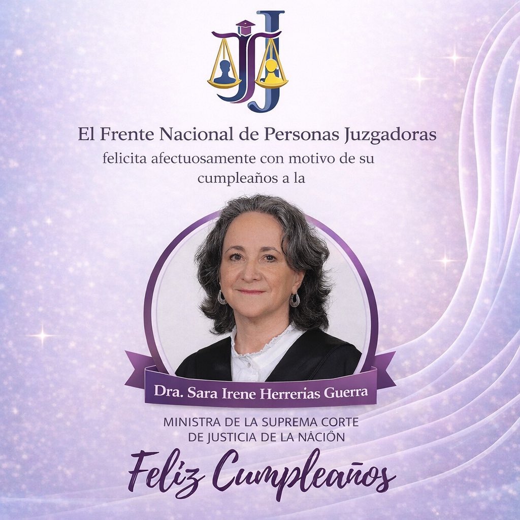 Frente Nacional de Personas Juzgadoras tweet media