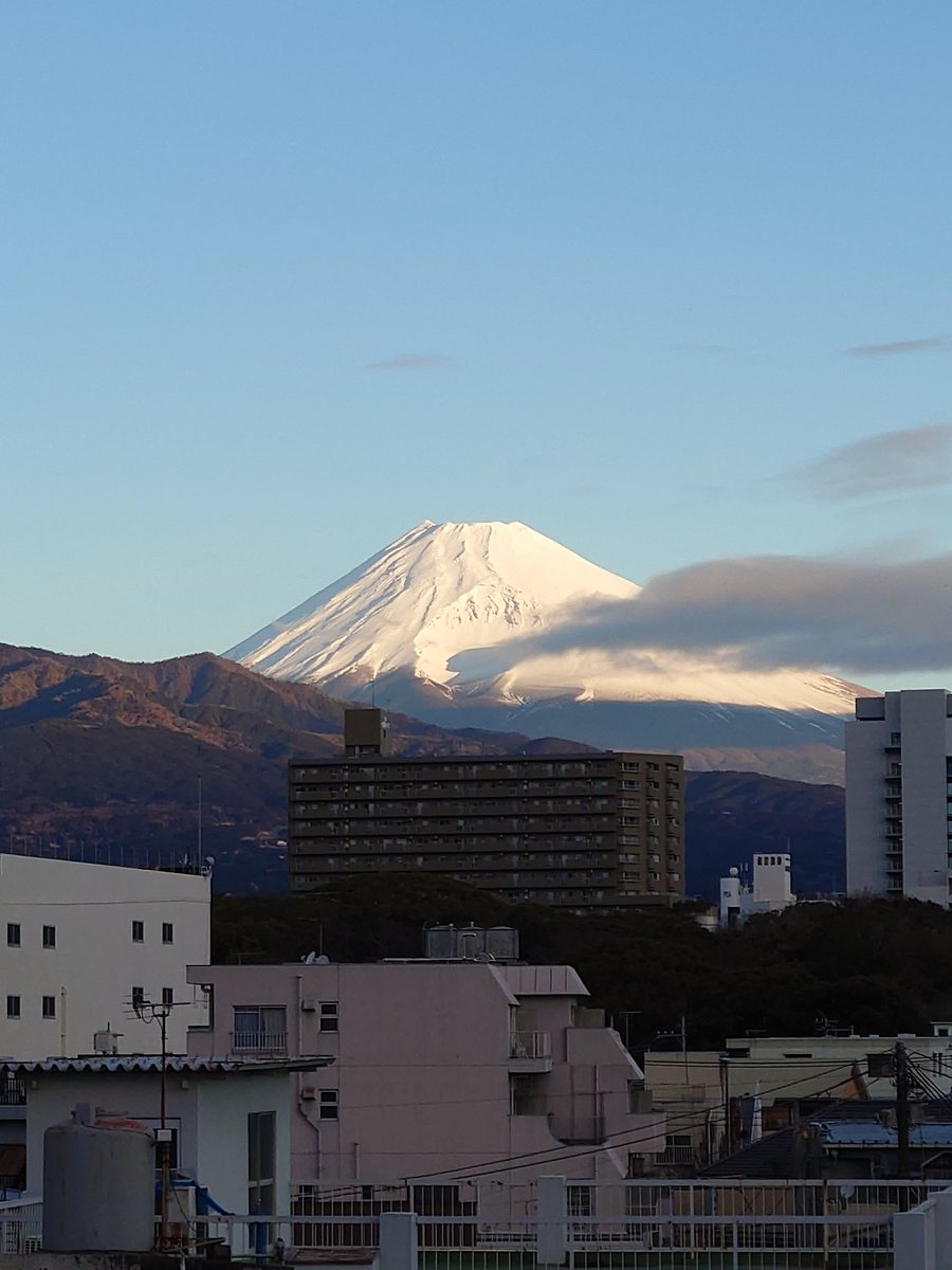 きょうの富士山🗻