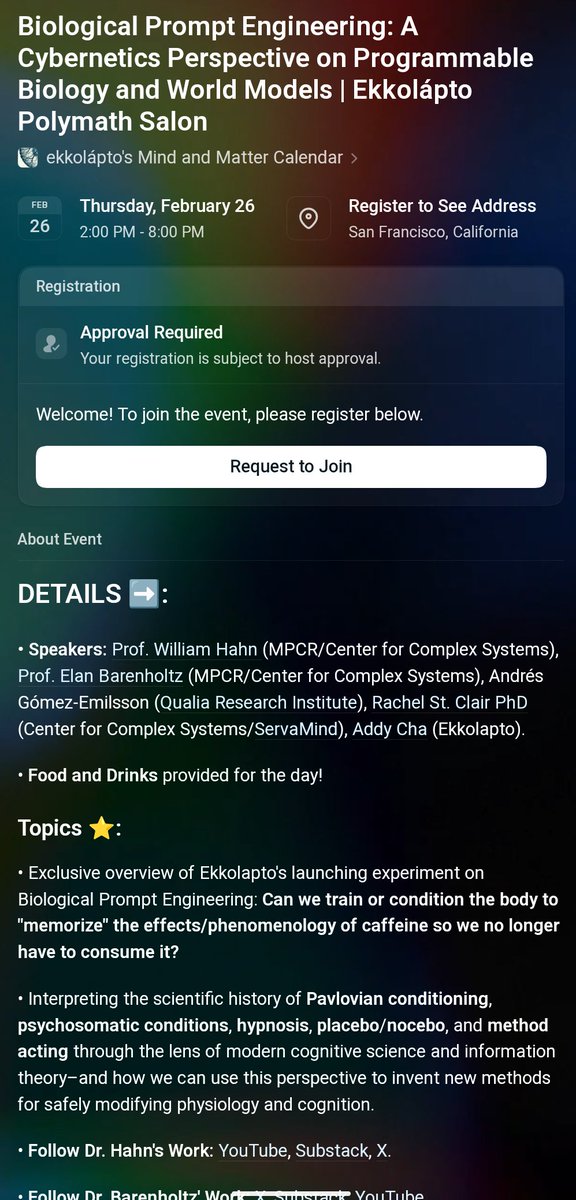 Captain Pleasure, Andrés Gómez Emilsson tweet media