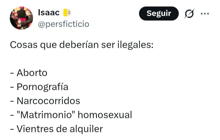 Bandera del vaticano = opinión invalida.