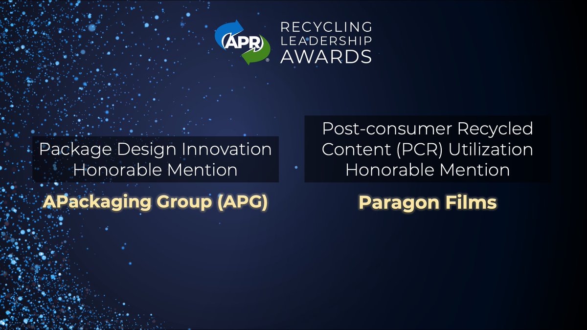 Association of Plastic Recyclers (APR) tweet media