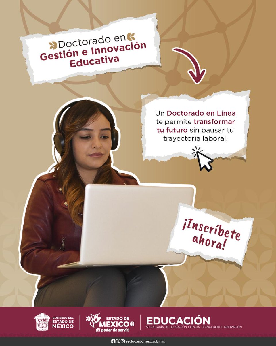 Es momento de llevar tu experiencia educativa al siguiente nivel. La UDEMEX te invita a formar parte del Doctorado en Gestión e Innovación Educativa.  Regístrate hoy y construye el futuro de la educación. udemex.edu.mx/Convocatorias