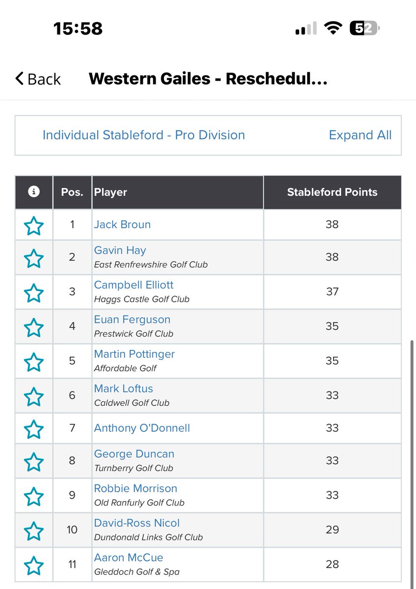 Ayrshire Winter Golf Association tweet media
