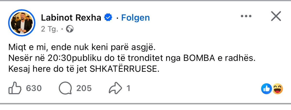 alketaej's tweet photo. Pot kerset kerri si bomb se, se sdin njeri me qka e ke mush ti 

#bbvipks4 https://t.co/5mzudUDp9j