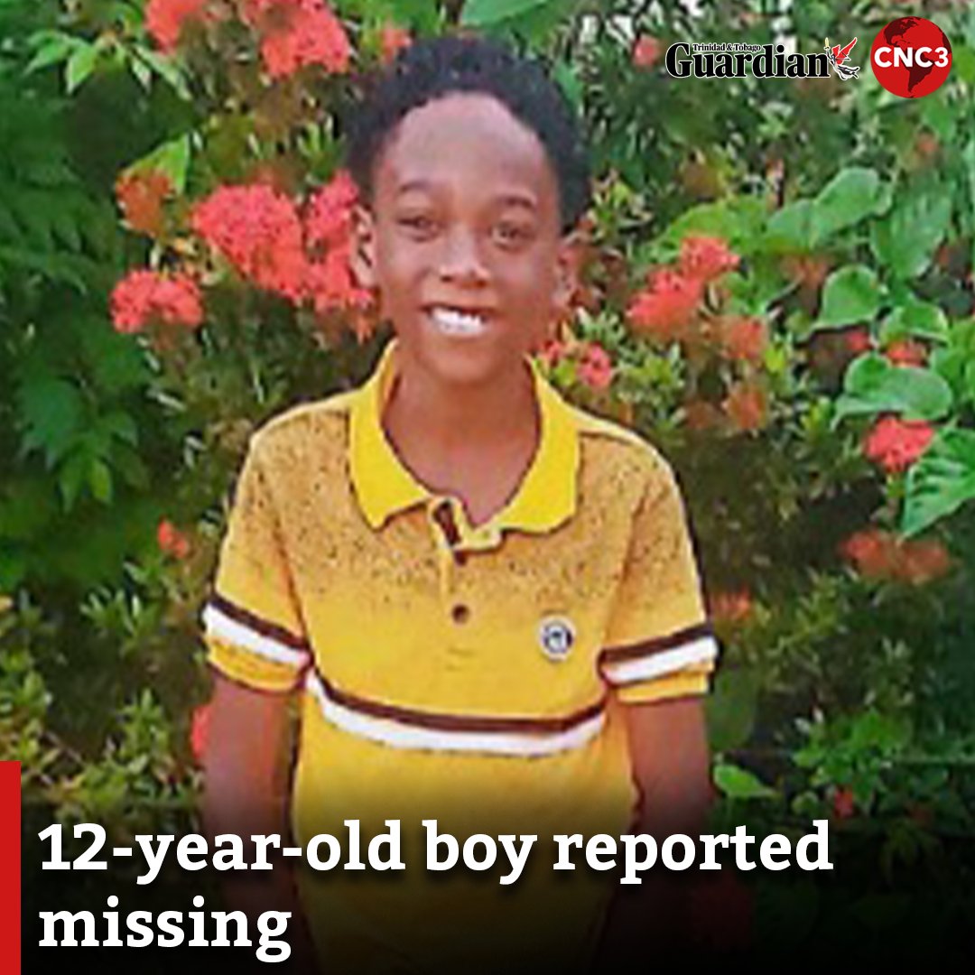 CNC3TV's tweet photo. Police are seeking the urgent assistance of the public in locating 12-year-old Christopher Moraldo, who has been reported missing. Christopher, of Third Avenue, Barataria, was last seen on February 24, 2026. He was reported missing to the San Juan Police Station on the same day. 

For more: https://t.co/dFPBhCuC41