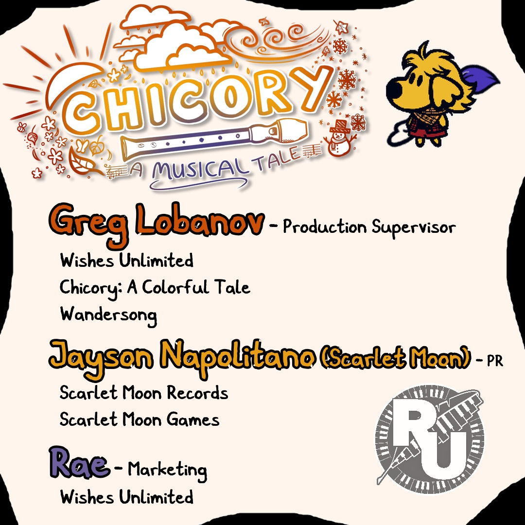 Resonant Union @Chicory: A Musical Tale (Out 3/07) tweet media