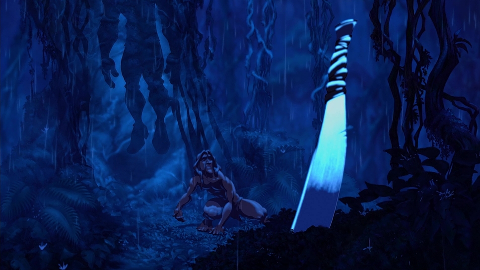 JackOCine's tweet image. L'animation hybride qui annonce la transition vers le numérique, l'histoire trépidante parsemée d'éléments flippants, les personnages hauts en couleur, la bande originale de Phil Collins : voilà qui file à #Tarzan de quoi rivaliser face aux autres classiques des studios Disney.