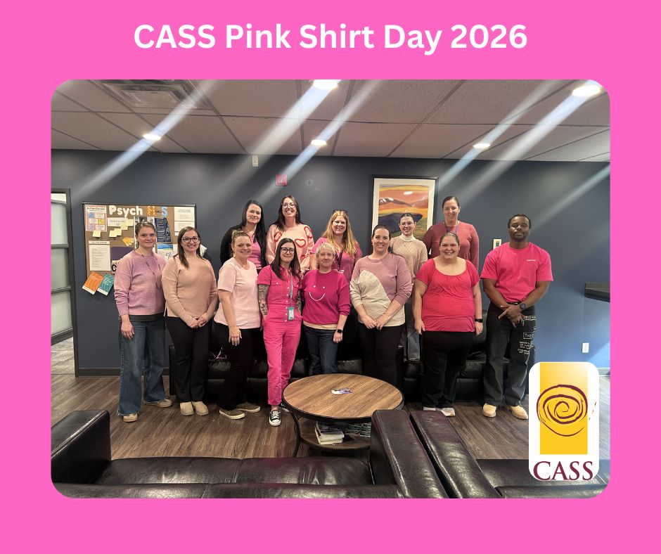 Celebrating Pink Shirt Day 2026 at CASS! 💖 Together, we stand against bullying and support kindness, inclusion, and respect in our community. Proud to see our team showing their pink and making a difference!