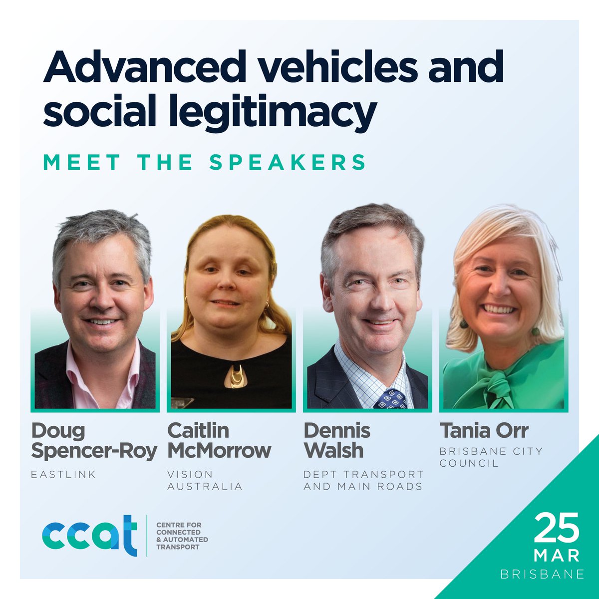 We’re excited to introduce our full speaker lineup for ‘Advanced vehicles and social legitimacy’ on Wednesday 25 March, 4:30pm–6:30pm in Brisbane.

Register now
ap1.hubs.ly/y0D9Ht0