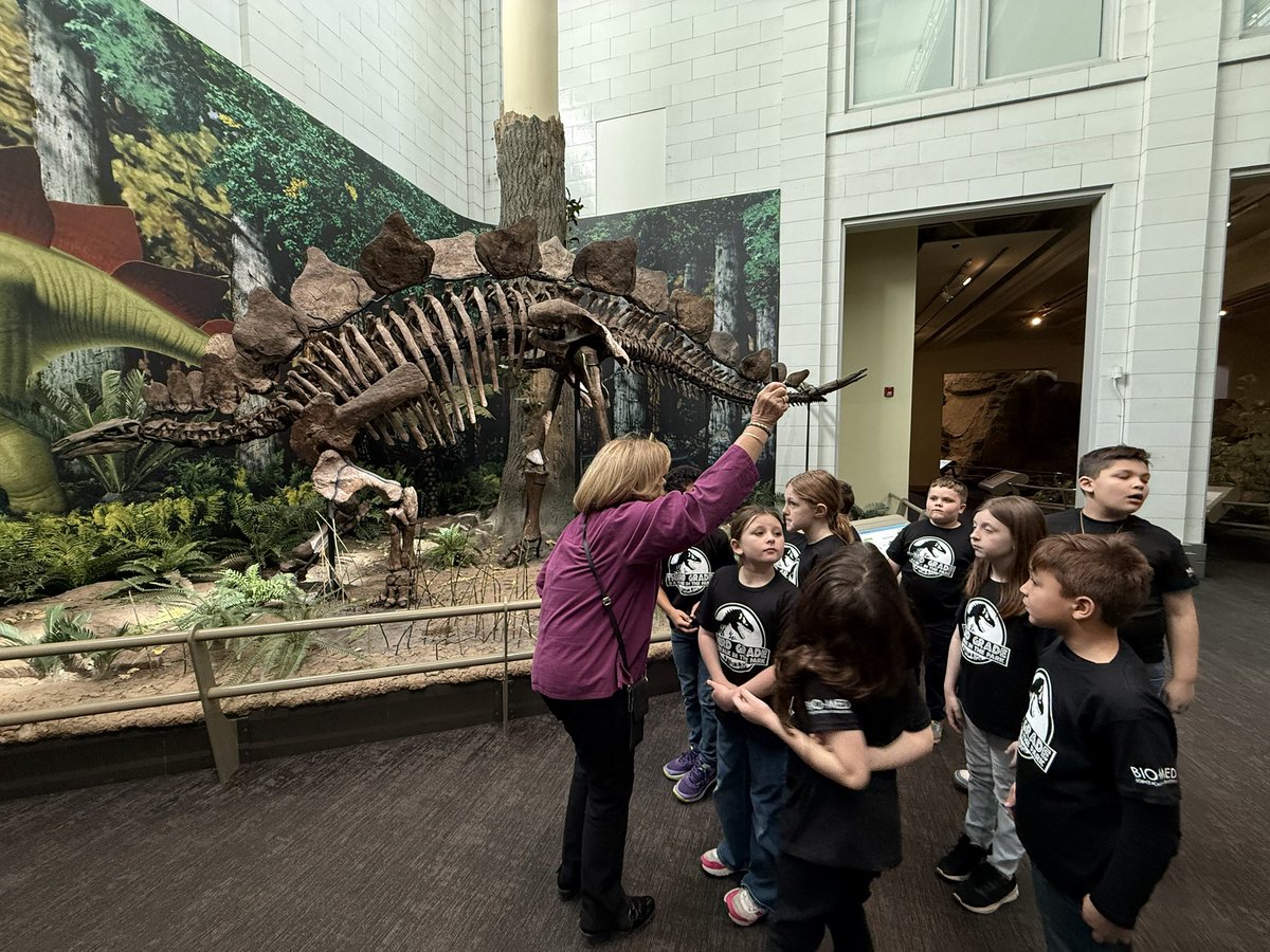 Third grade traveled to Pittsburgh to visit the Carnegie Museum of Natural History to check out the fossils!  The design challenges and investigations that we did throughout January and February allowed us to get so much out of our tour today. 🦖🦕 #ourBMSA #OAISS