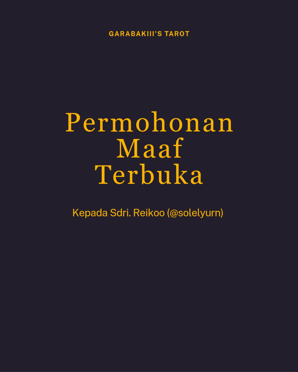 Krisannnttt's tweet photo. [Ｐｒｅｓｓ Ｒｅｌｅａｓｅ]

２６/０２/２０２６

Kepada Yth. 
@solelyurn https://t.co/mDvS0EbmPK