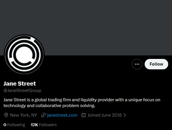 blocknewsdotcom's tweet photo. 🚨 JANE STREET HAS DELTED ALL POSTS FROM THEIR X ACCOUNT FOLLOWING BITCOIN $BTC AND MARKET MANIPULATION CLAIMS

RUMORS ARE CIRCULATING THAT MULTIPLE COMPANIES ARE NOW FILING LAWSUITS

THEY KNOW THEY MESSED UP 👀 https://t.co/61ZWeiVgPm