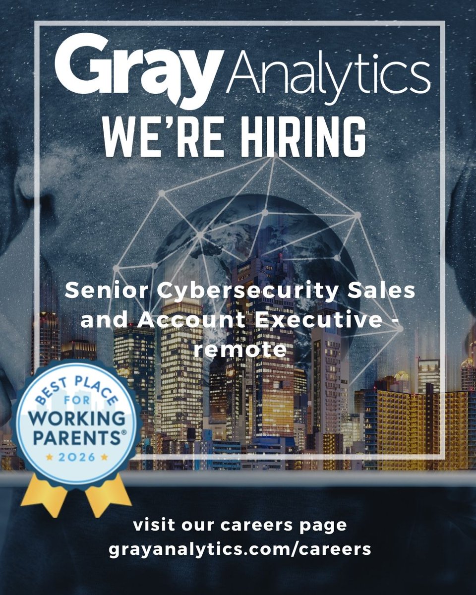 Gray_Analytics's tweet photo. We're growing - and we're hiring! If you are looking for an opportunity to make an impact, grow your career, and work alongside a collaborative, forward-thinking team, we'd love to connect. Visit our website at https://t.co/2jTv2N5oxU or email ga-humanresources@grayanalytics.com. https://t.co/AOQJzcnWsr