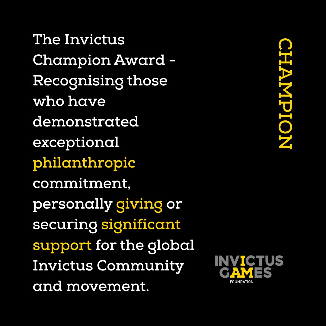 Invictus Games Foundation 💛🖤 tweet media