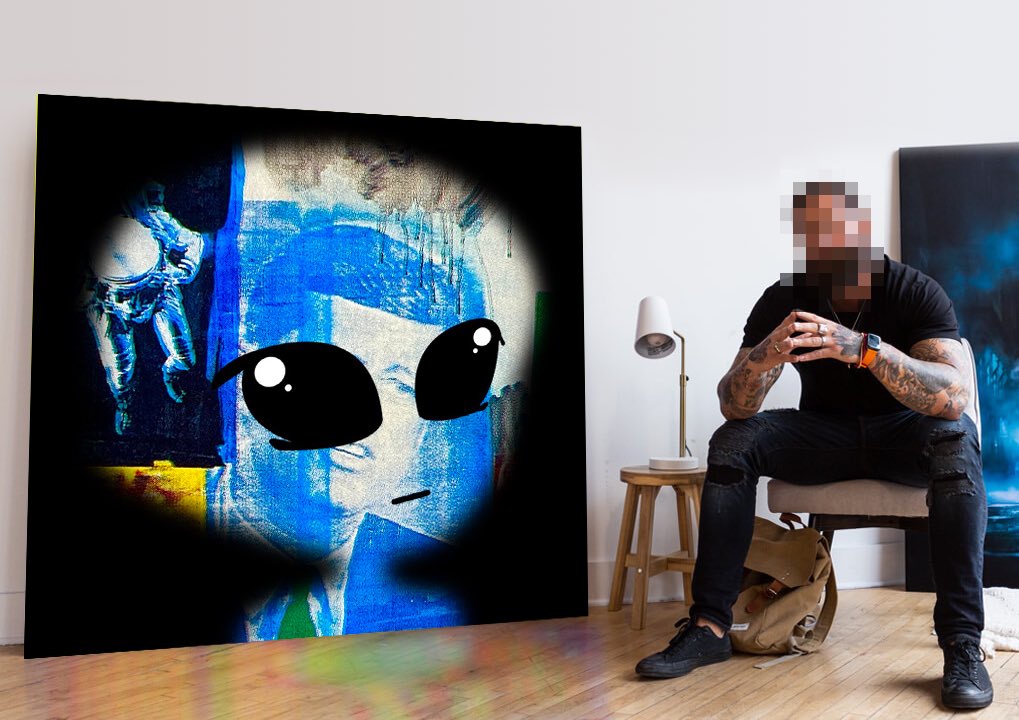 CryptoNunks's tweet photo. gm/ogs If you collect our #XNunks #Auras #Miladybots #AlienArt you can also receive a printable file for your wall/s or clothing + Gaia 2/5D ∆©˚ https://t.co/Rvw0jFMRX2