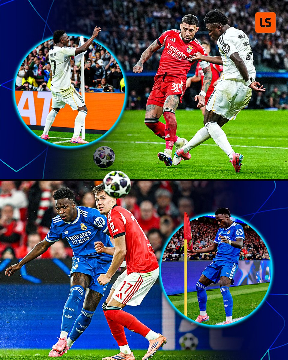 🕺 Last week: Vinícius Júnior scores against Benfica and drops a corner flag dance celebration 💥

🕺 This week: Vinícius Júnior scores against Benfica and drops a corner flag dance celebration 🔥

👏👏