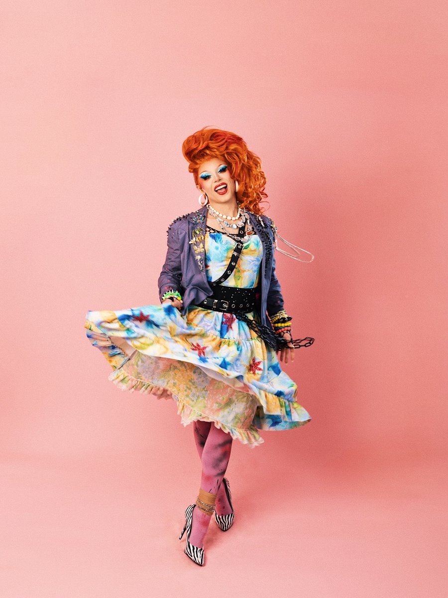 Nini Coco stuns in her '80s Ladies' runway, inspired by Cyndi Lauper, for #DragRace Season 18. Nini Coco stuns in her '80s Ladies' runway, inspired by Cyndi Lauper, for #DragRace Season 18.