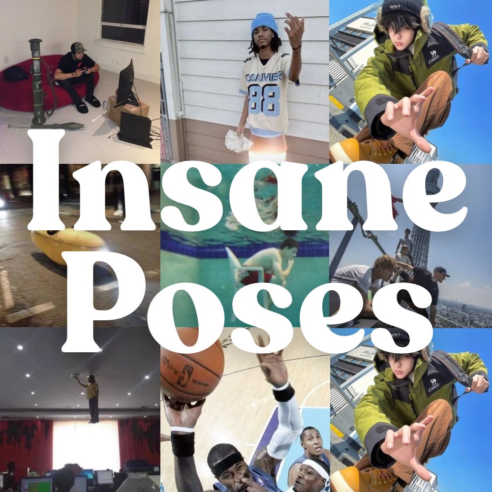 insane poses have been viral on social media for the longest of time. 

some of the biggest shitposting memes are due to insane poses. 
 we have found the biggest x account we could for these type of memes and are redirecting 100% of the fees to <a href="/insaneposes/">insane poses</a>