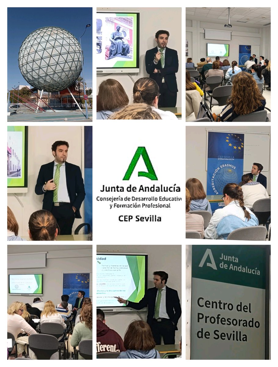 Segunda sesión del curso sobre Patrimonio sevillano, para profesores de Geografía, Historia y Religión en el <a href="/CEPdeSevilla/">CEP de Sevilla</a> de la <a href="/AndaluciaJunta/">Junta de Andalucía</a> 

<a href="/CEPdeSevilla558/">Mariano Real Pérez</a>