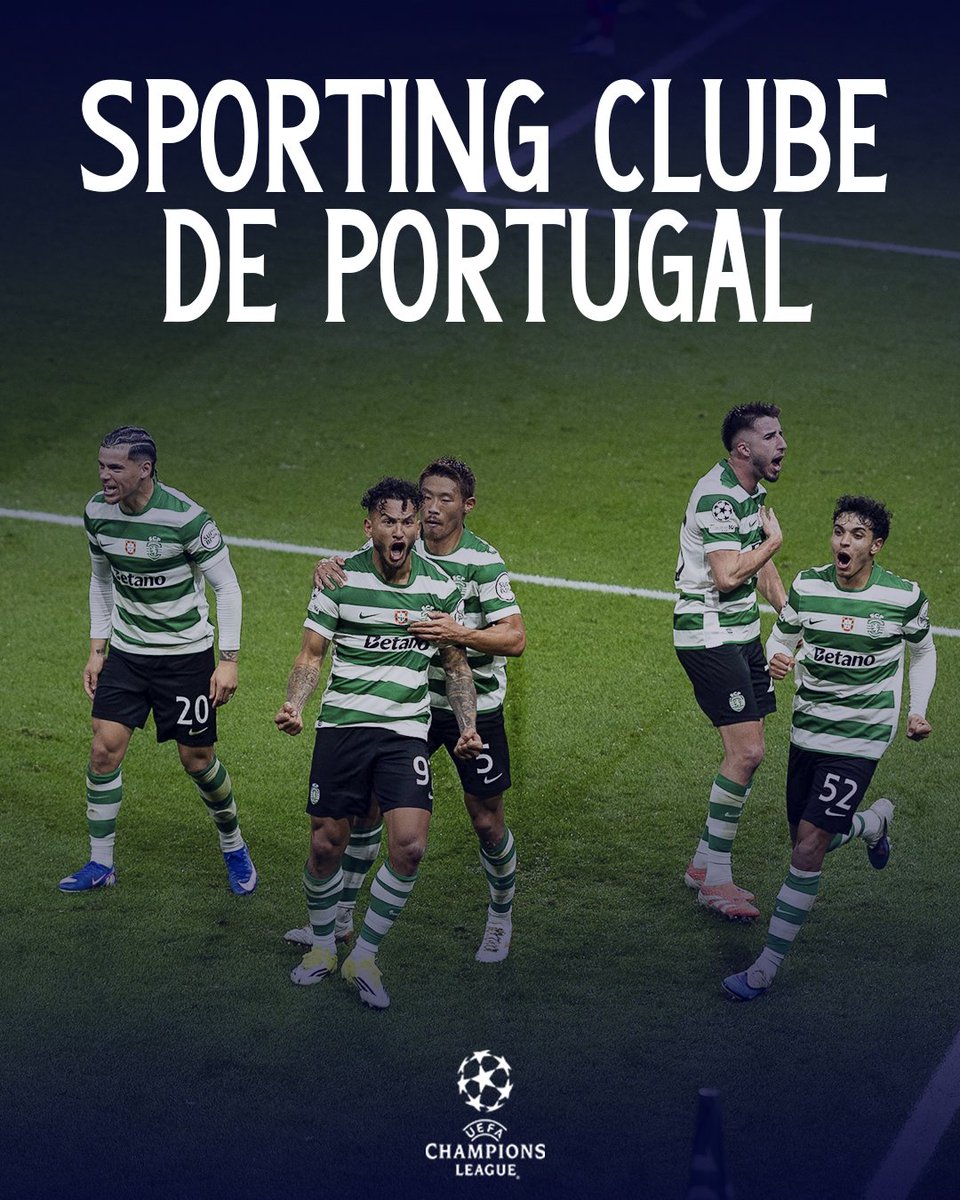 O único dos três grandes que não representa uma cidade mas sim um país, é atualmente o único clube português na maior competição do mundo de clubes. Sporting Clube de Portugal 💚