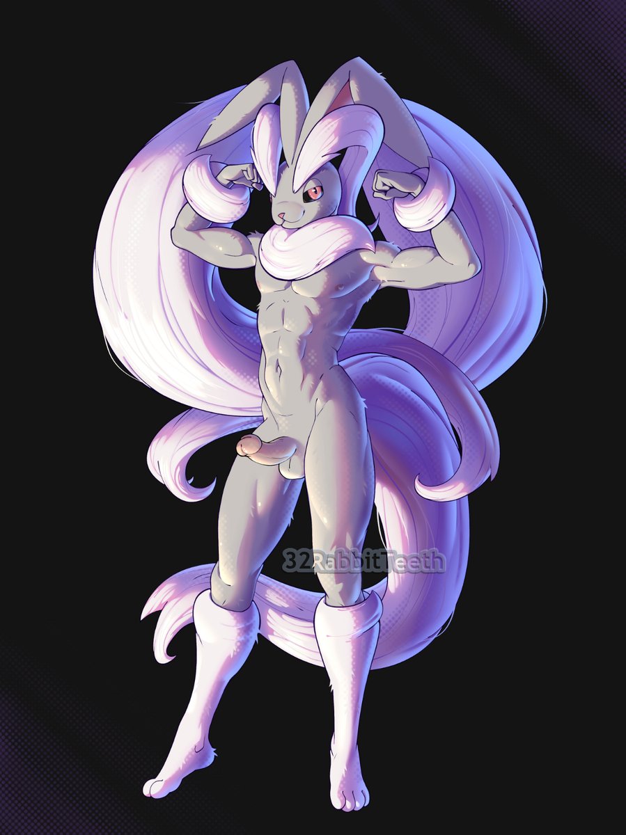 rabbit_tits's tweet photo. Custom pokefusion comm! Lopunny + Cinccino (nsfw version) https://t.co/6NlgAwdC3r