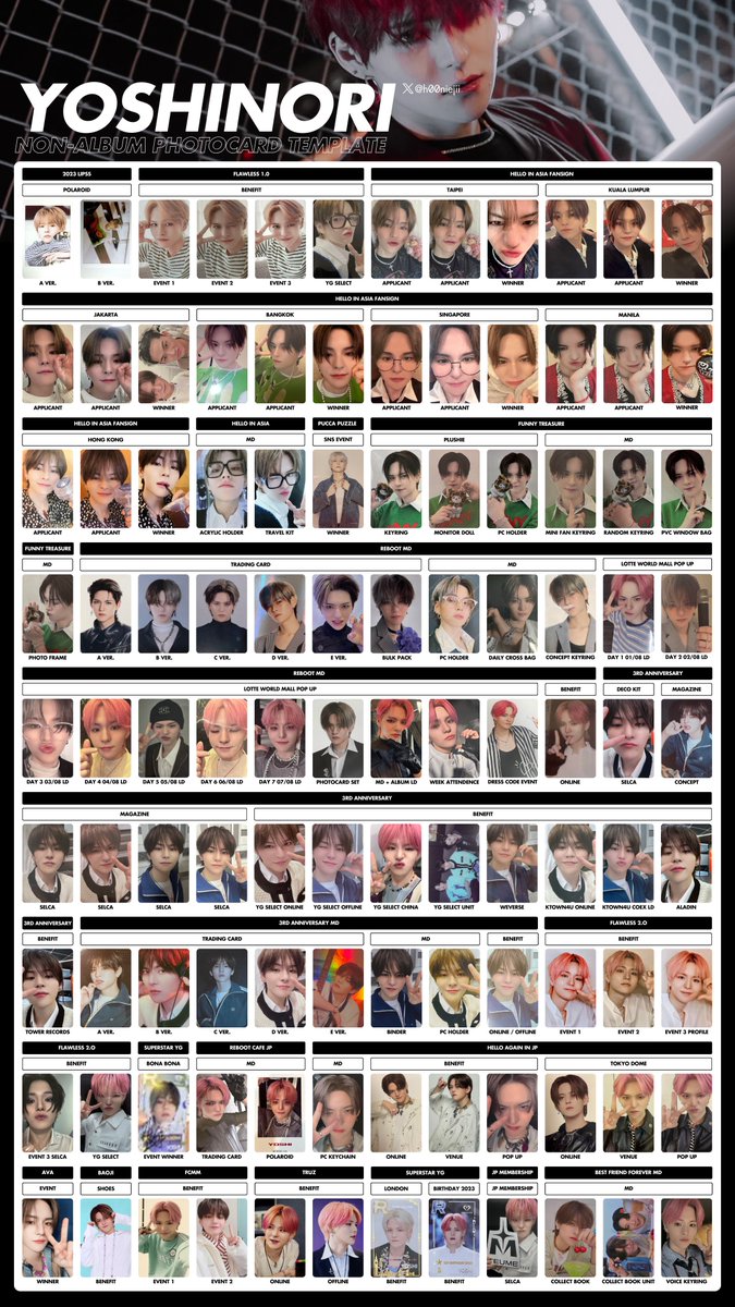 yoshi full non-album template」 p. 1-4/9 TREASURE YOSHI PHOTOCARD