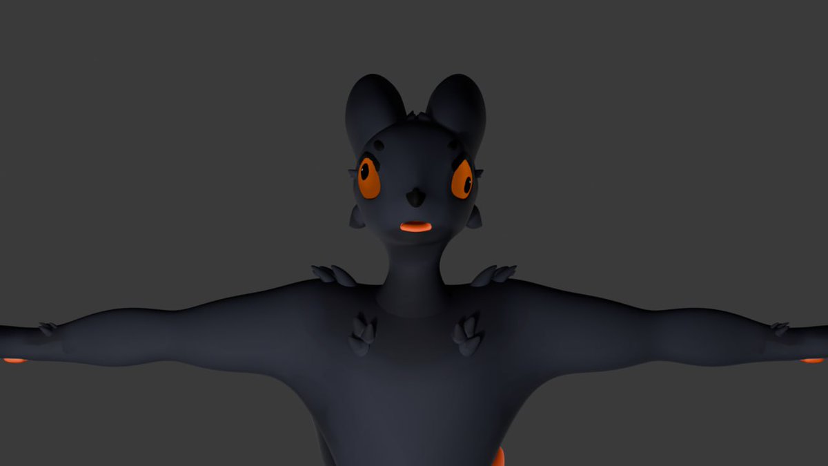 escape_vus's tweet photo. #ScavPrototype #FurryArt #3DArt My face when I tried to make a rig for this model (I'm a zero at this) https://t.co/JtfUXrrH0e