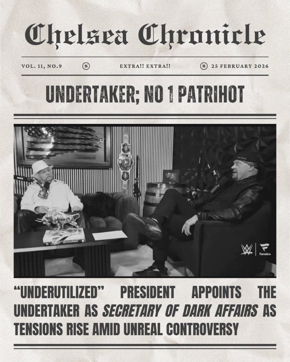 Chelsea Green responds to The Undertaker calling her underutilized by appointing him Secretary of Dark Affairs 💀