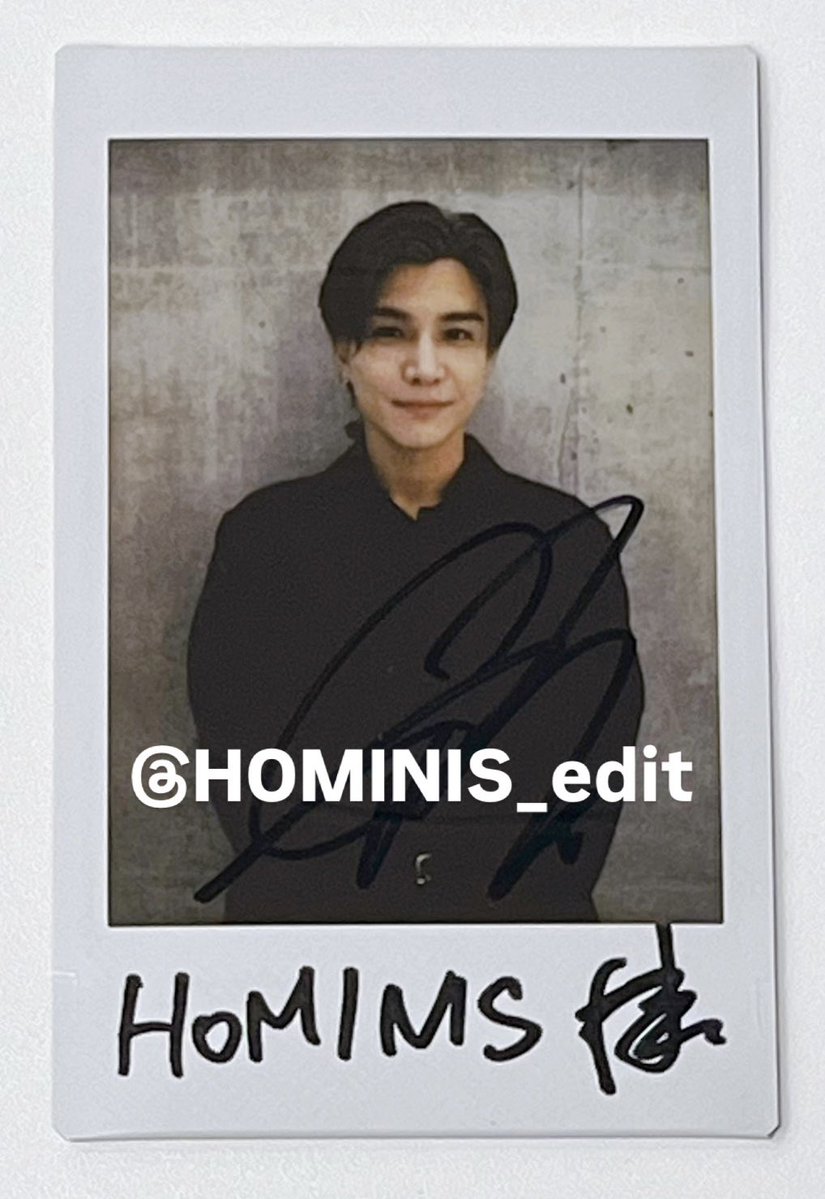 えぇ～嬉しい😭😭DM見たらHOMINIS公式から岩ちゃんのサイン入りチェキ