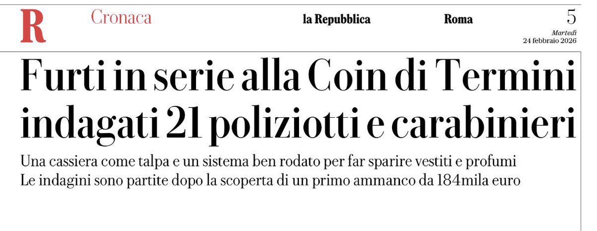 MaximilianDolce's tweet image. Sì che lo volete usare allora lo scudo penale per la #coin di #romatermini?