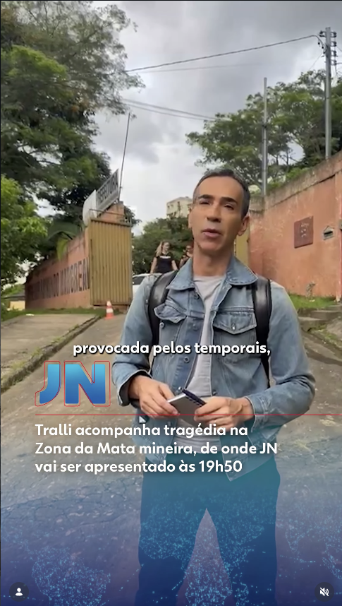 JN com o Tralli hoje em Juiz de Fora.