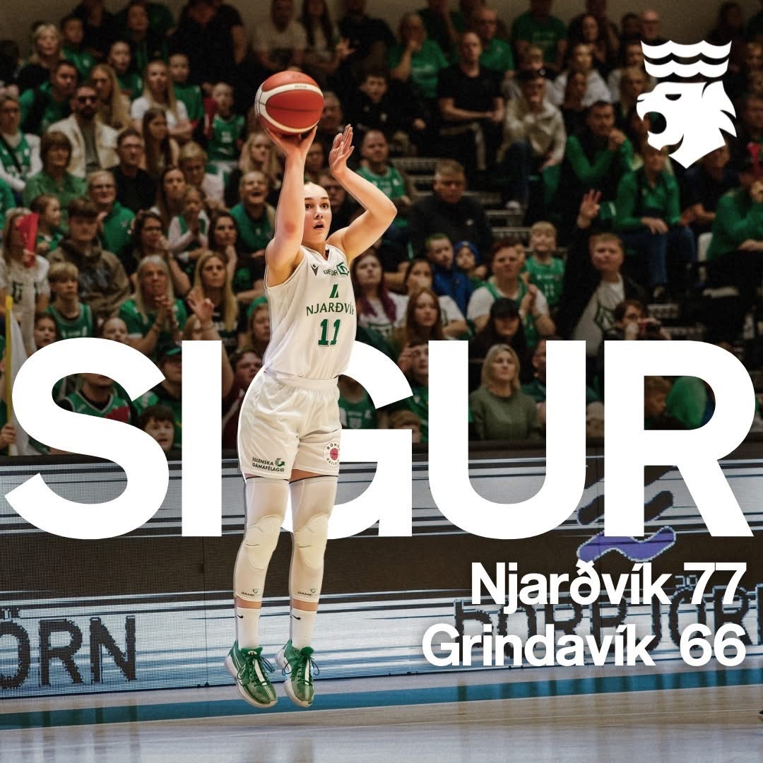 HuldaMariaA11's tweet photo. Great win against a tough team tonight 💪
Keep our top spot in the league with 3 games remaining.

Played 23 minutes 
10 points
3 rebounds 
3 assists 
1 steal 

Next game next Wednesday against current Icelandic champions. https://t.co/TmuXCLjmL9