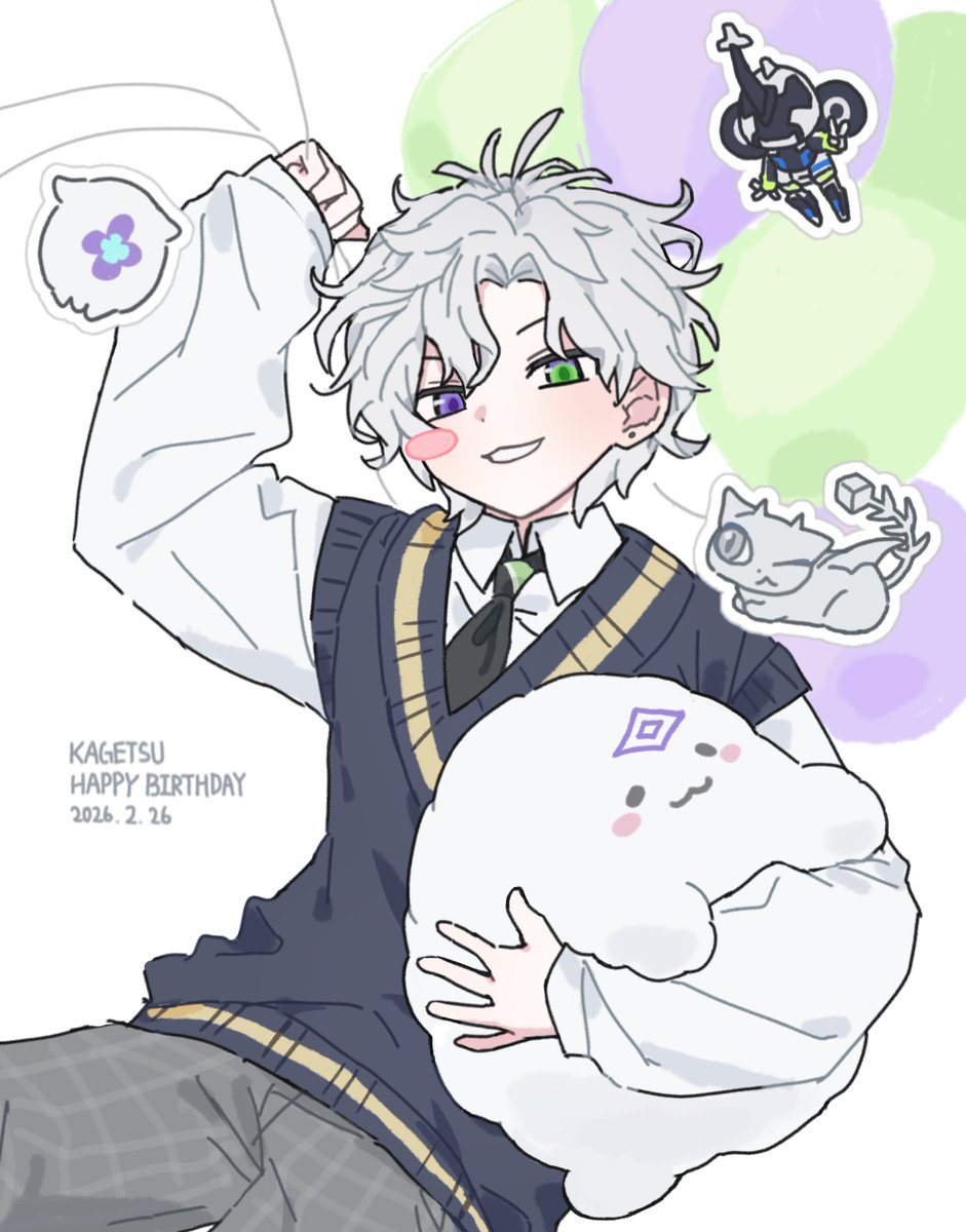 생일축하해 ...🎂
#叢雲カゲツ誕生日2026