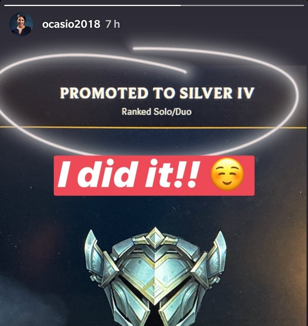 Based on the stolen gamer valor accusations being hurled at AOC, it's clear people don't know about her old reddit account, or her history with League of Legends.