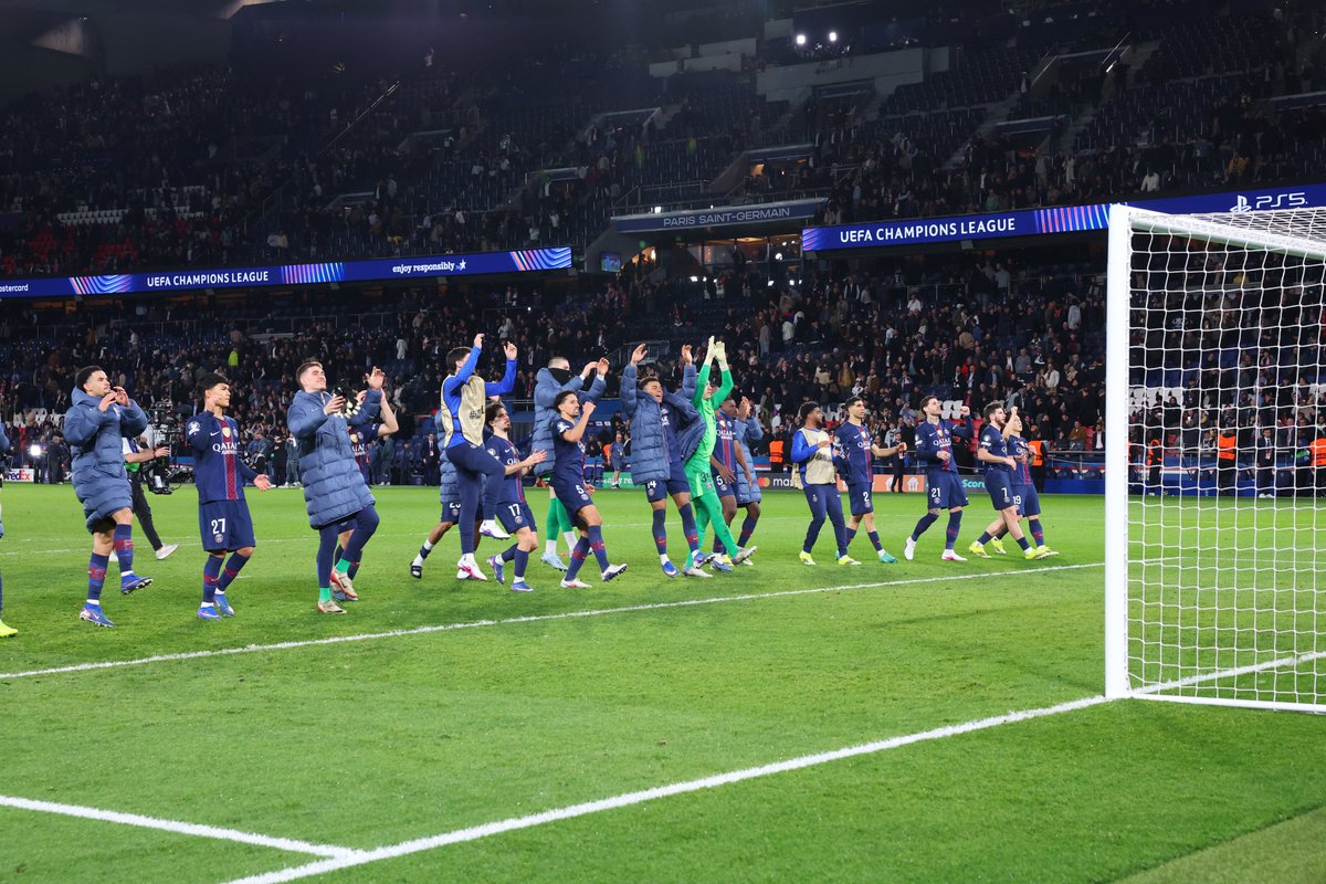 PSG_inside's tweet photo. Du début à la fin, merci pour le soutien. ❤️💙 https://t.co/AB6XDVZGyS
