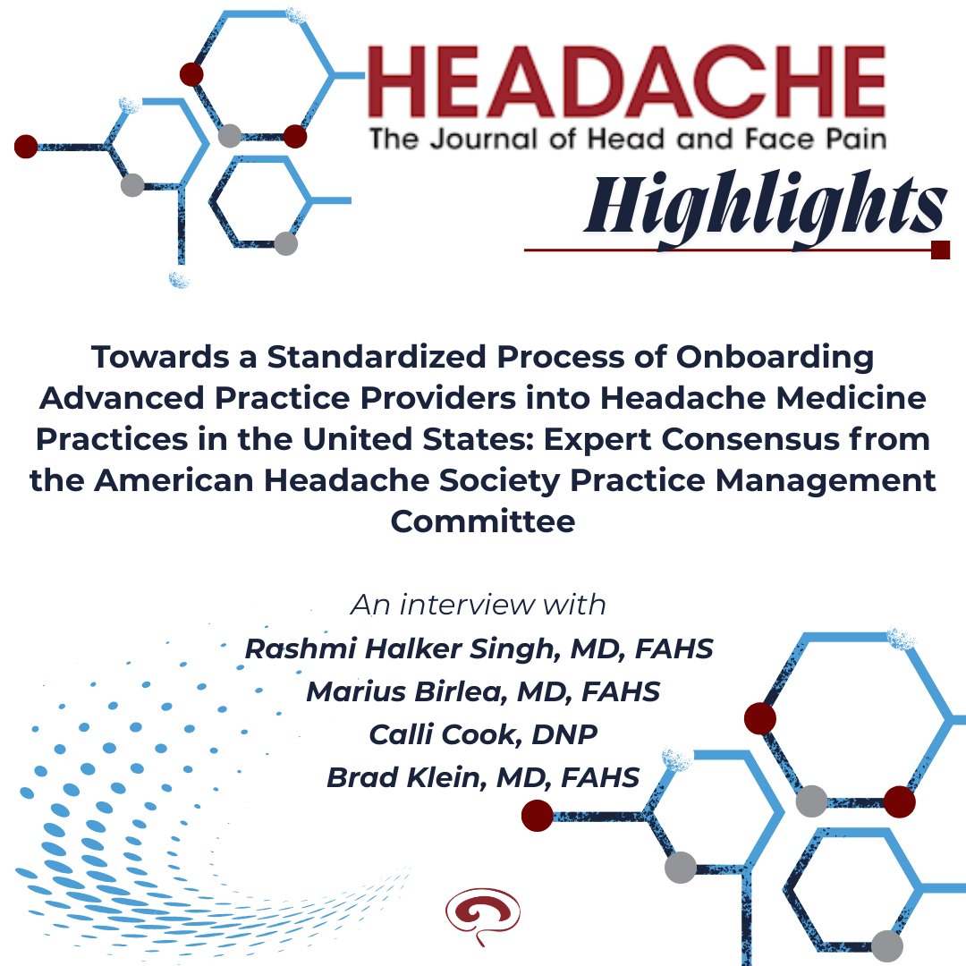 American Headache Society tweet media