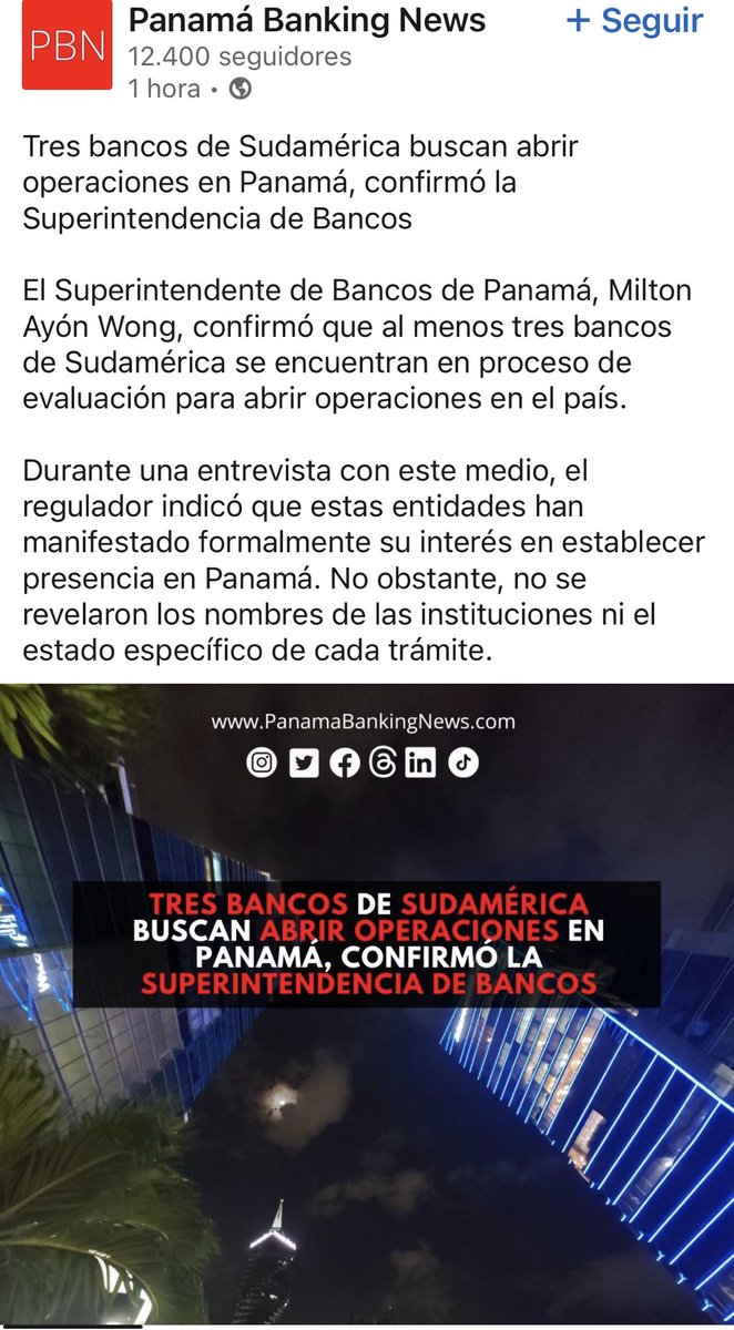 barsallocarlos's tweet image. #Panama #banca Novedades de 2026. Historia de 2020. Última licencia bancaria hace 6 años. Números. Licencias. Interés. Datos.
